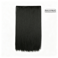 70cm 5-Clip Straight Hair Extension - 140g Thick Full Volume - Tangle Free Matte High Temp Fiber - Multiple Colors
