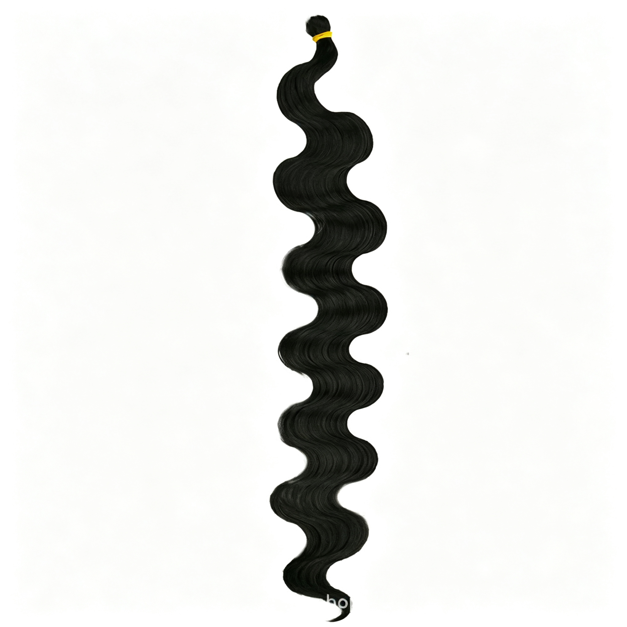 Body Wave Hair Weave Bundle 24 Inch - Matte High Temperature Fiber Synthetic Hair Extension - 60cm 105g for Sew-in Weave