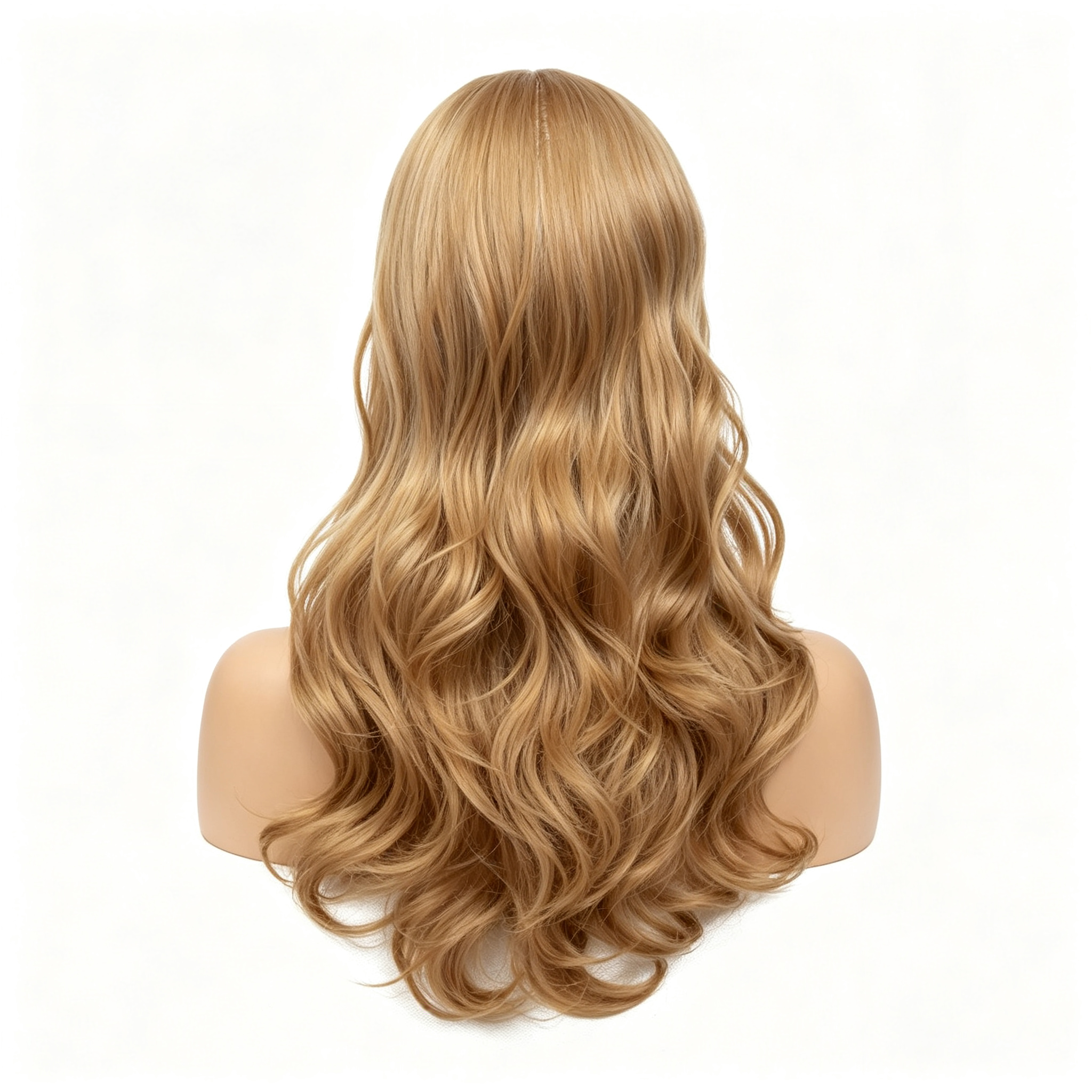 Long Curly Blonde Wig - Big Wave Synthetic Hair - Natural Looking Heat Resistant Fiber for Women