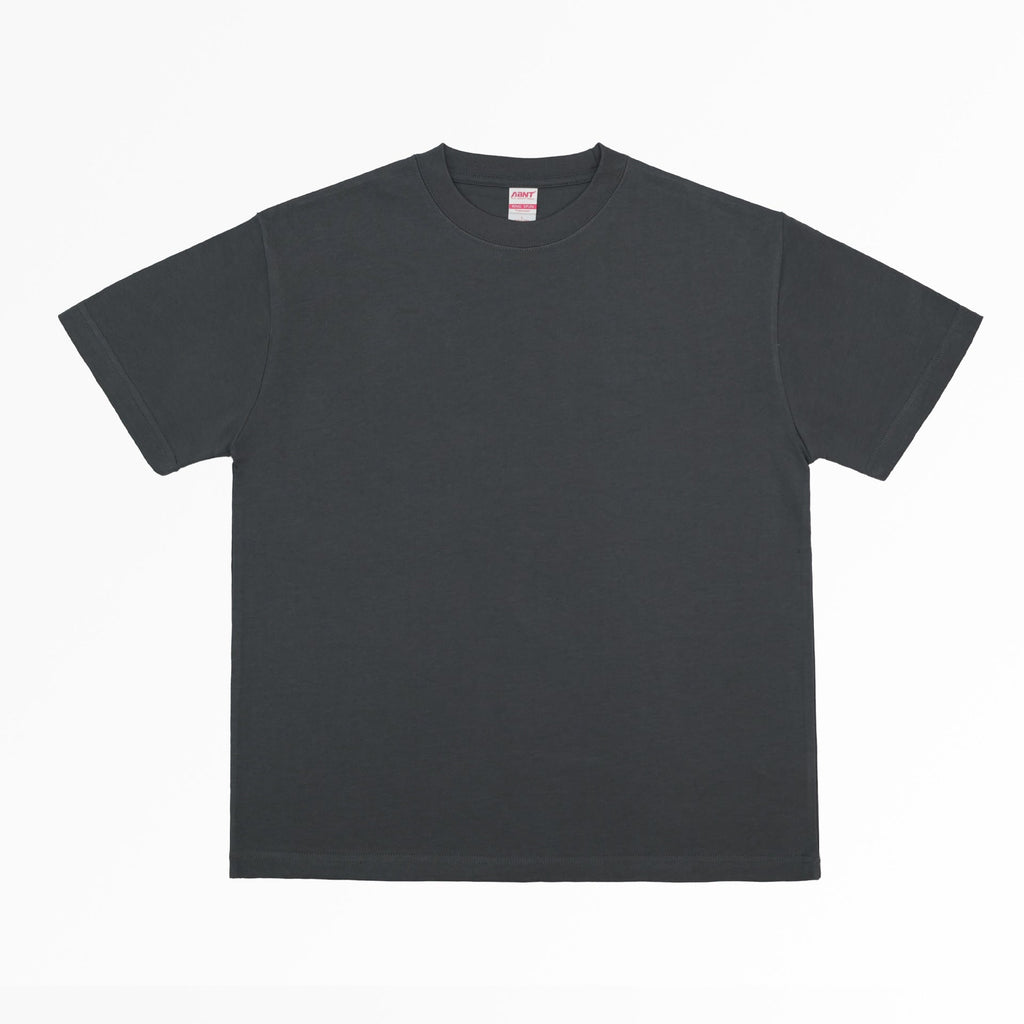 American 600G Heavyweight Right Shoulder Short-Sleeved T-Shirt Men'S Summer Small Neckline Men'S And Women'S Japanese Pure Cotton Short-Sleeved Can Be Diy Made